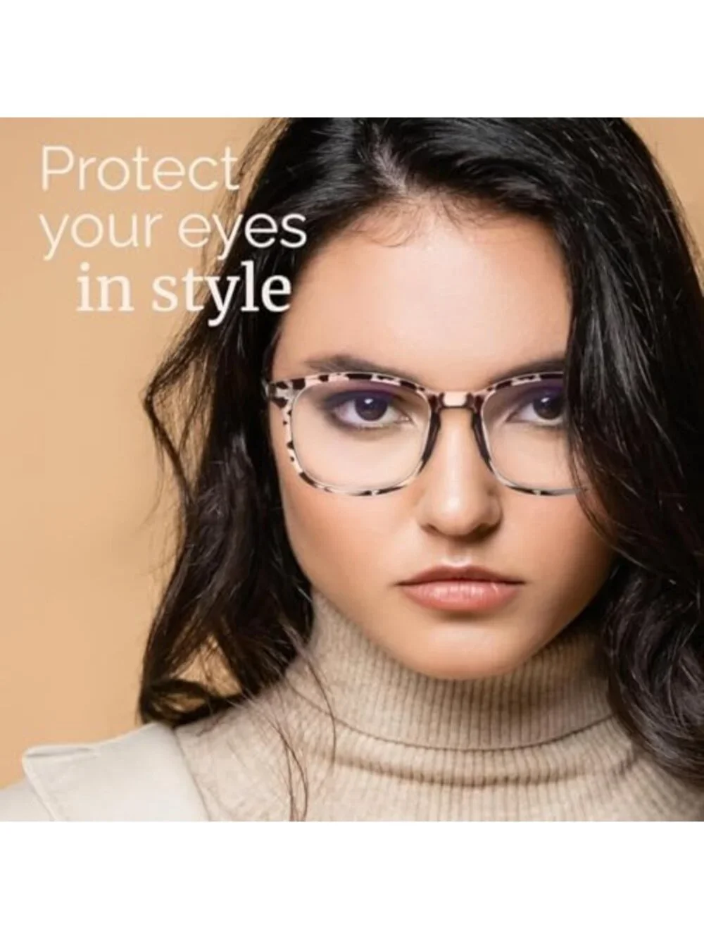 Stylish Blue Light Blocking Glasses - 6 Pack for Men & Women, Square Frame